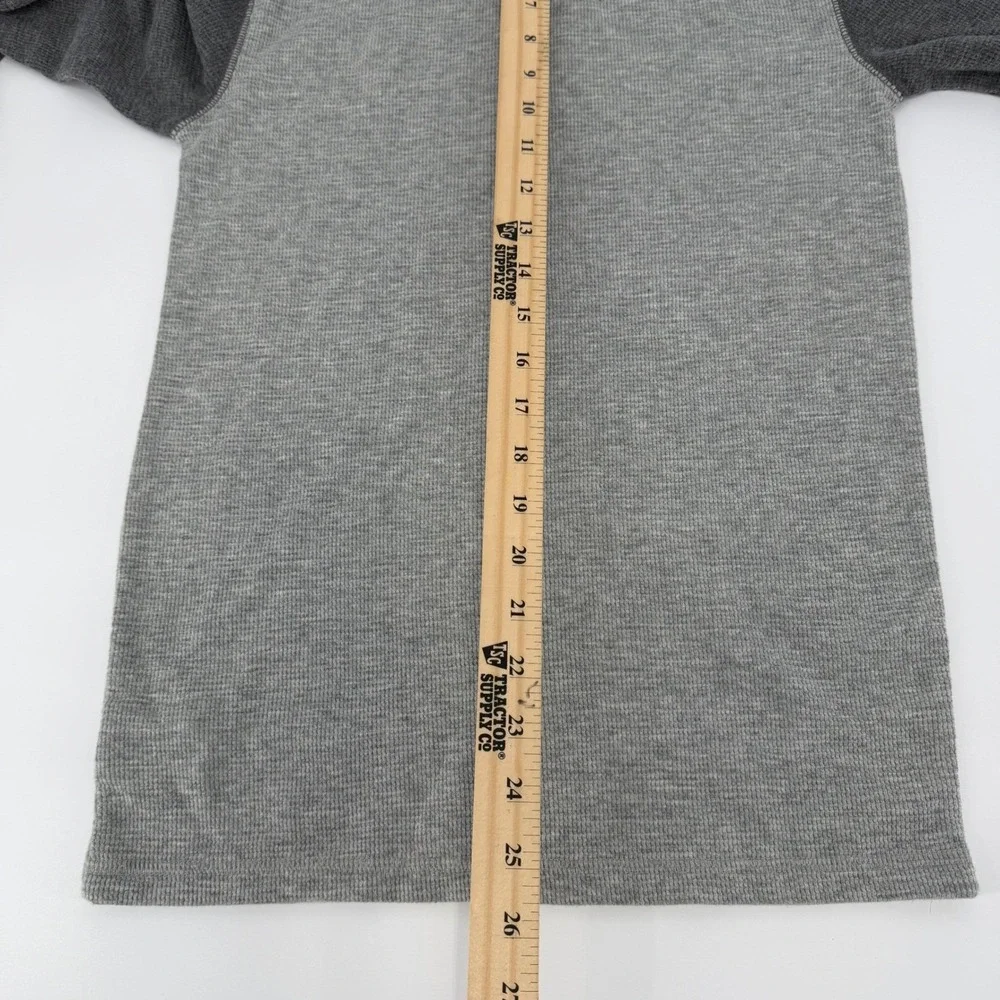Polo Ralph Lauren Mens Grey Waffle Knit Thermal Sleepwear Top Polo USA Small